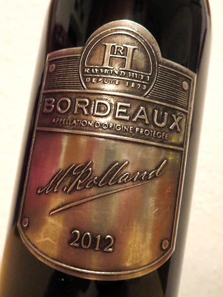 2012 Bordeaux - Michel | Wein Rolland Das Leben kurz ist zu für | - WeinSpion Raymond Huet schlechten
