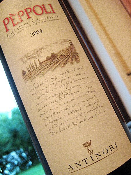 Chianti schlechten zu - Leben Das Antinori ist Wein | Classico WeinSpion 2004 kurz für Pèppoli | -