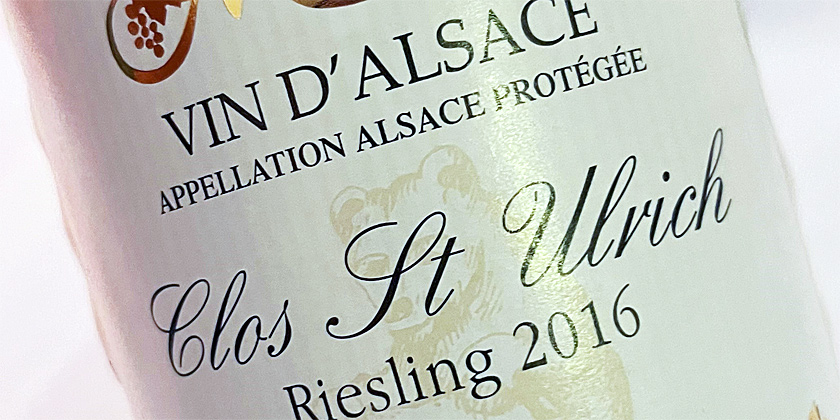 2016 Riesling – Clos St Ulrich – Mittnacht-Klack | WeinSpion | Das Leben  ist zu kurz für schlechten Wein